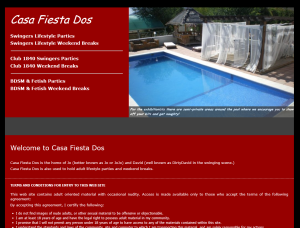 casa fiesta dos - swingers holidays in spain